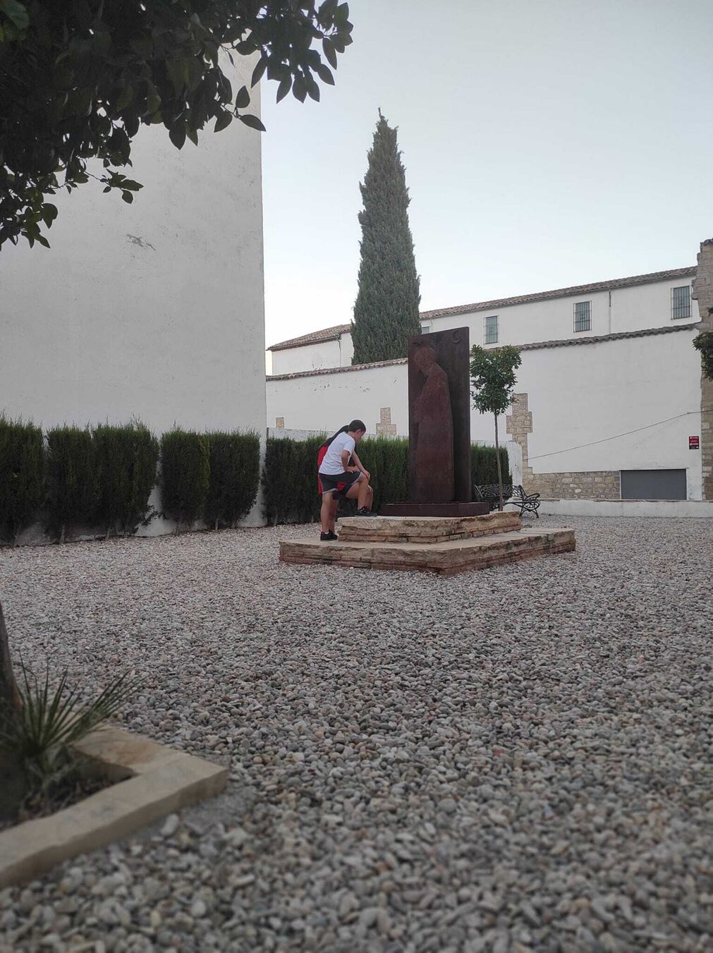 Estatua dedicada a Ben Saprut en la Plaza del Rostro de la Juder&iacute;a.
