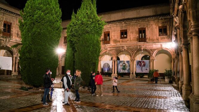 El patio del Archivo Histórico de Jaén durante una de las Noches Jahencianas pasadas.