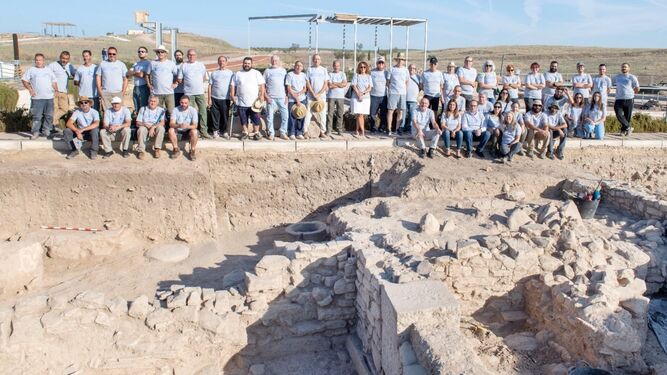 Excavación arqueológica en Cástulo.