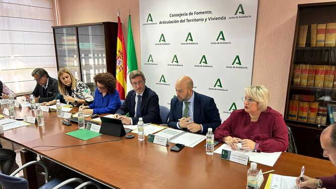 Reunión del Consejo de Administración del Consorcio de Transporte Metropolitano del Área de Jaén.
