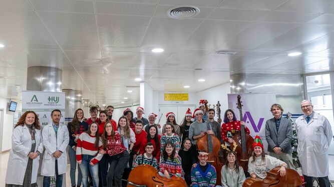 Magia, música y menús especiales: así celebra el Hospital de Jaén las navidades