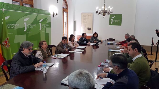 Reunión de la comisión de la candidatura de Paisajes del Olivar.