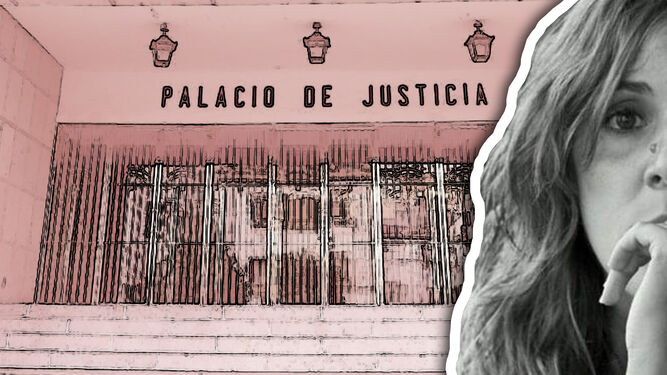 Alicia Rodríguez, la víctima del atropello mortal en Marmolejo, y la Audiencia Provincial de Huelva.