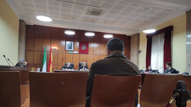 Imagen del acusado durante el juicio celebrado en la Audiencia de Jaén.