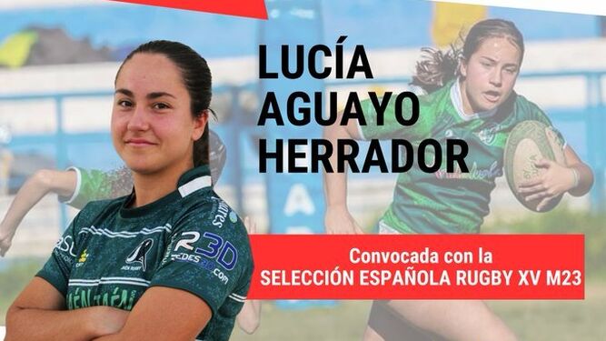 Lucía Aguayo es una de las más firmes promesas del Jaén Rugby.