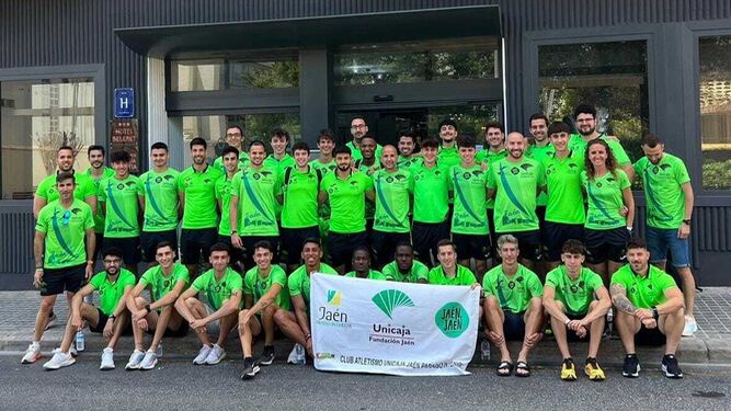 El equipo masculina del Unicaja Jaén Paraíso Interior 'estrena' hoy la pista Ángel Cortés.