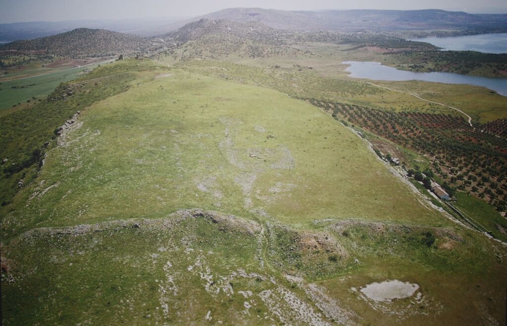 Vista del yacimiento arqueol&oacute;gico de Giribaile, en Vilches.